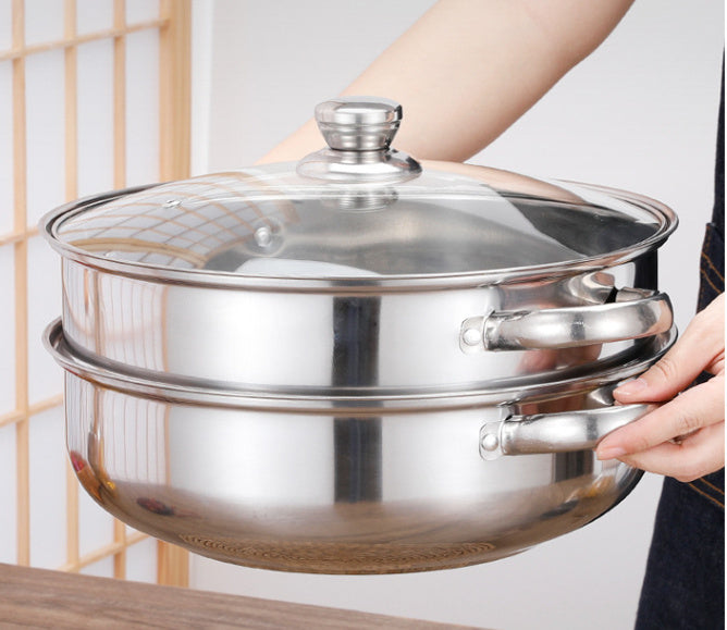 Stainless Steel Steamer Soup Pot